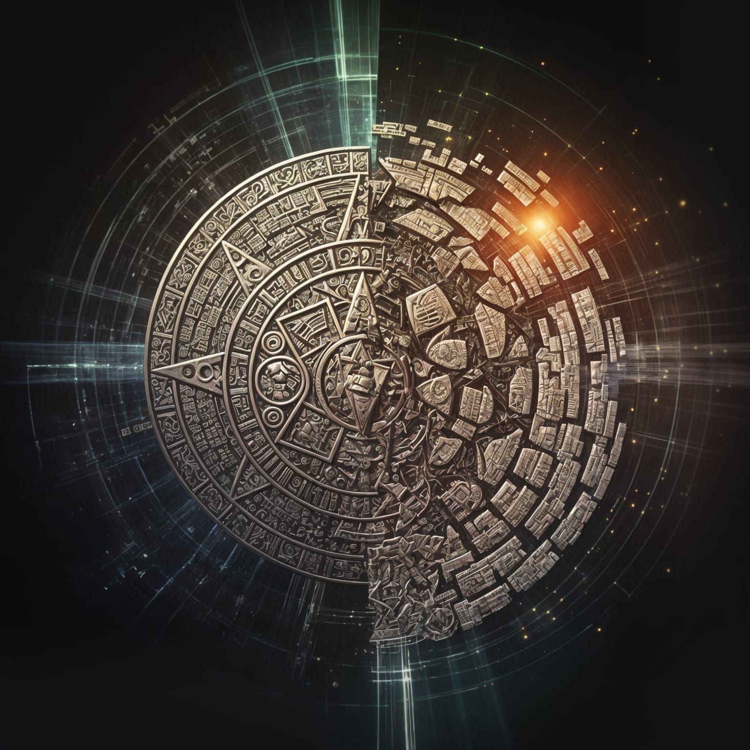 Divine Proportion Calendar Shatters in Vibrant Display