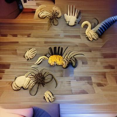 Alien Facehugger Illustration