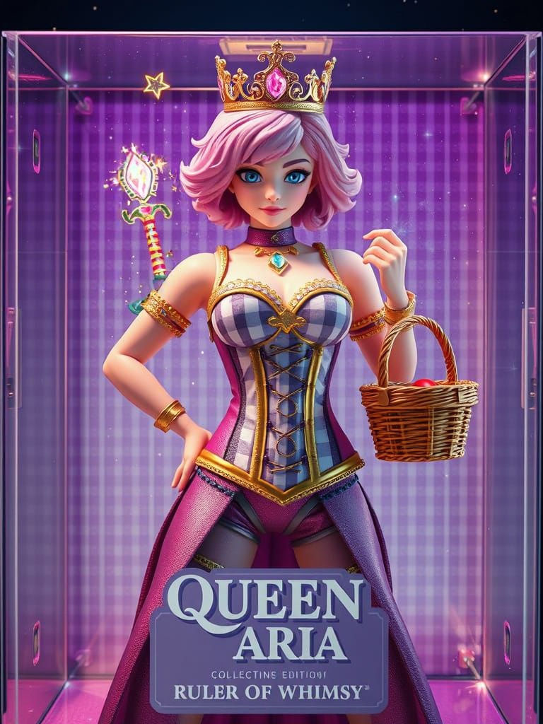 Collector's Edition Action Figure of Androgynous Queen Aria ...