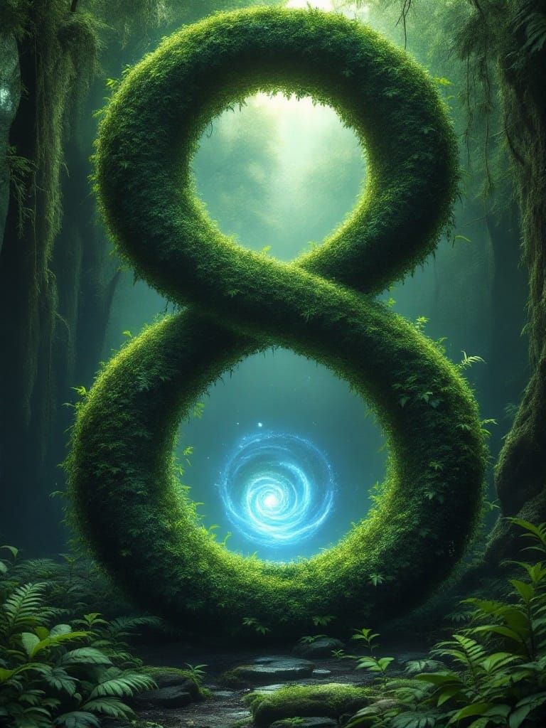 Infinity Portal in Emerald Forest
