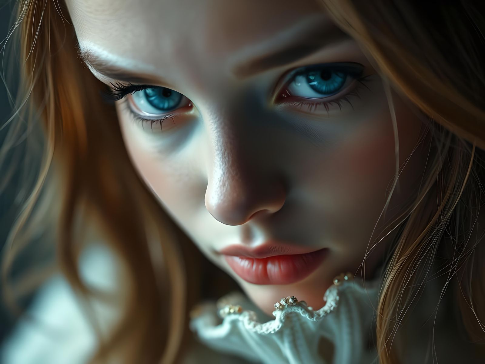 Porcelain Blue Eyes: An Intense Awakening