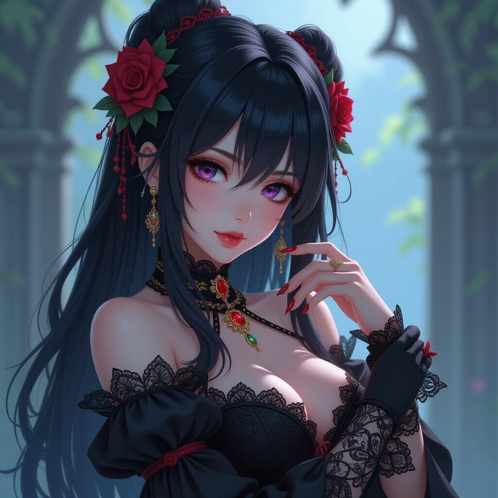 Gothic Romance in Anime Style