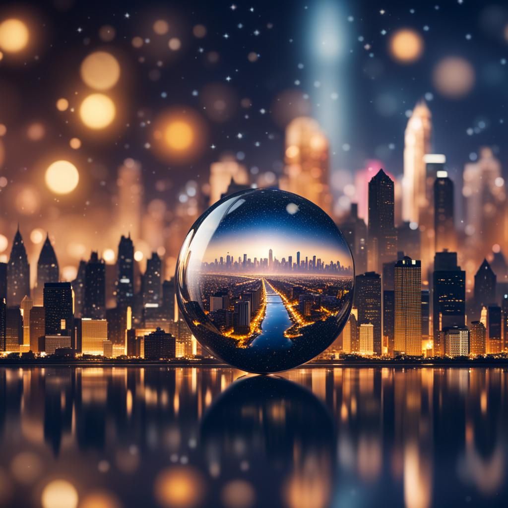 City on Disc World Amongst Stars: Professional Photography