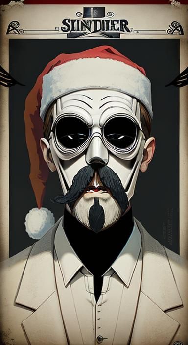 Aztec Double Exposure: Peaky Blinders Santa