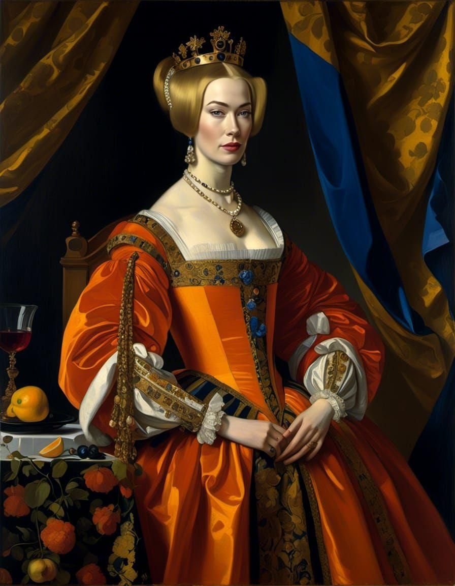 Queen Cersei as Vermeer Painting