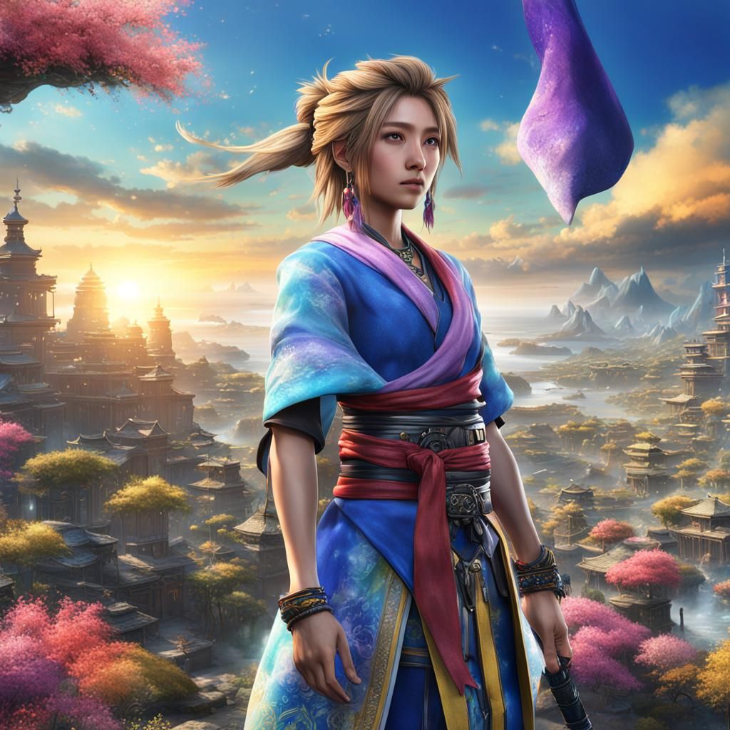Yuna from Final Fantasy X: Photorealistic Beauty