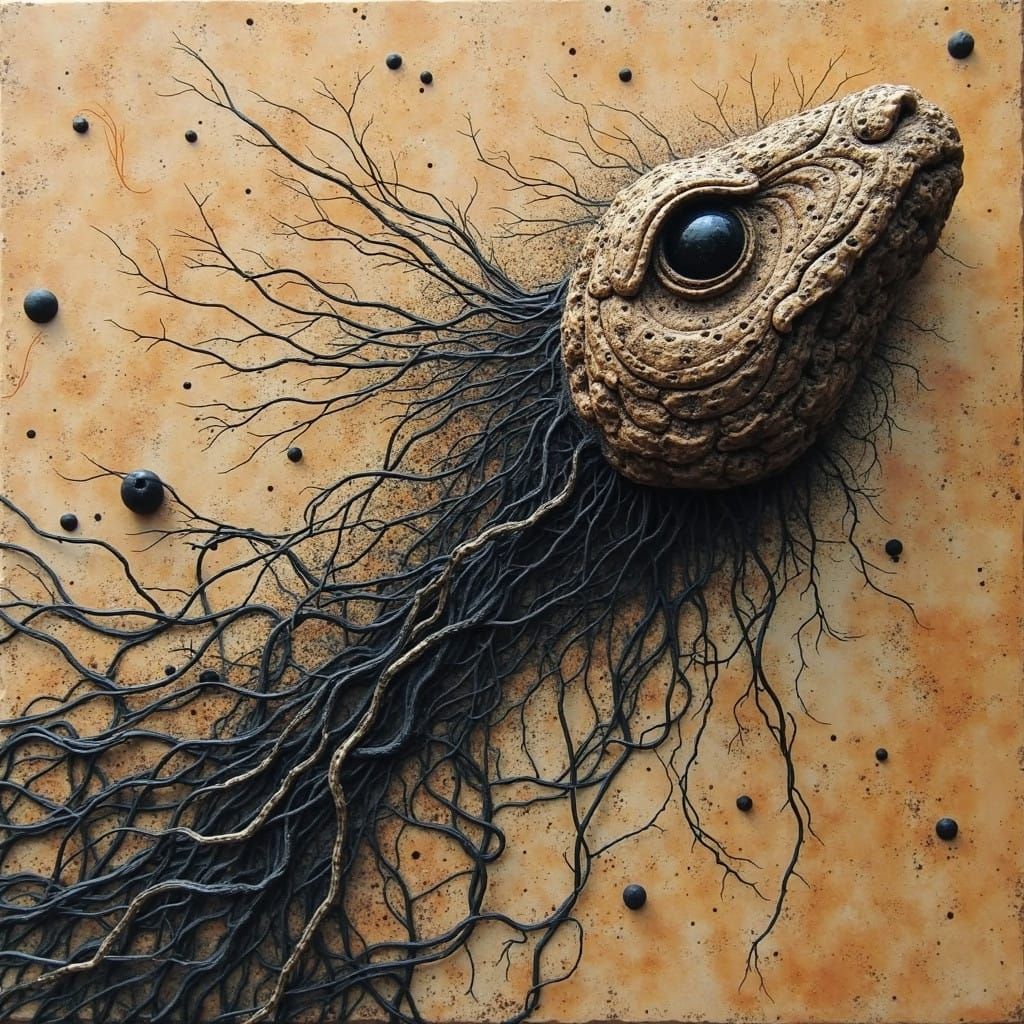 Ethereal Neo-Organic Forms in Chiaroscuro