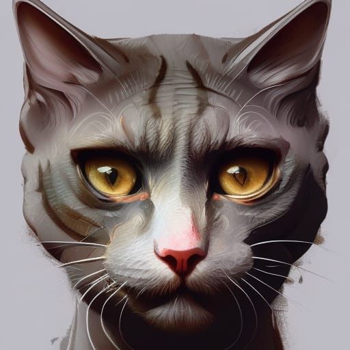 Hyperdetailed Cronenberg Cat Portrait in 8K Resolution