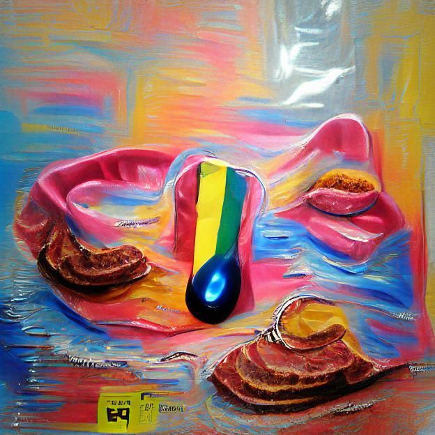 Colorful Abstract Pansexual Acrylic Art
