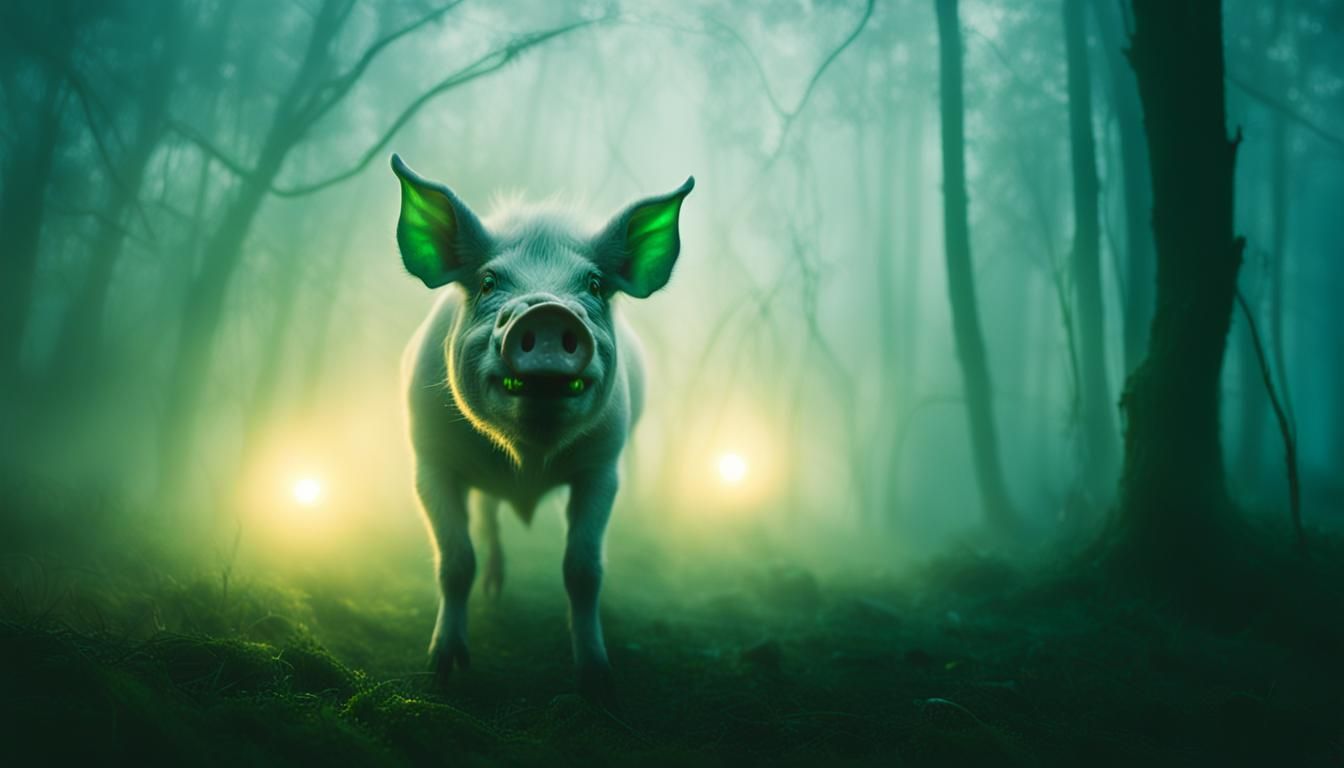 Ethereal Creatures Emerge from Fog in Atmospheric Photo