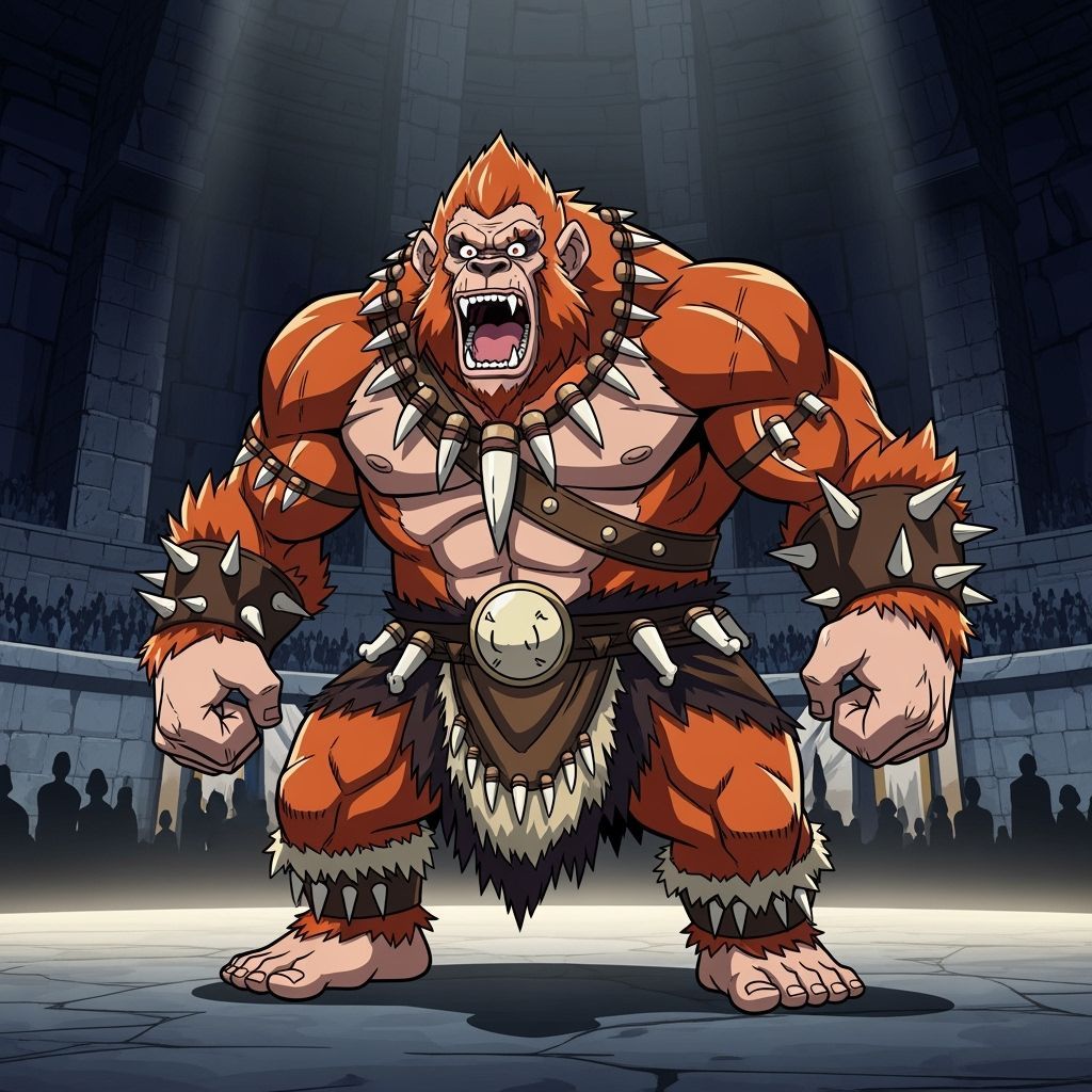 Mighty Apefolk Roars in Underground Arena