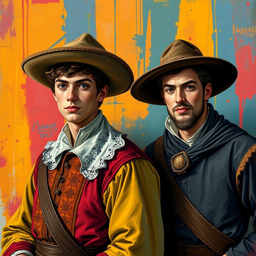 Confident Bourgeois Adventurers Embark on Merchant Journey