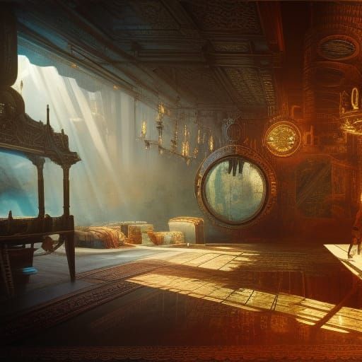 Exotic Map Reading in Hyperrealistic Style