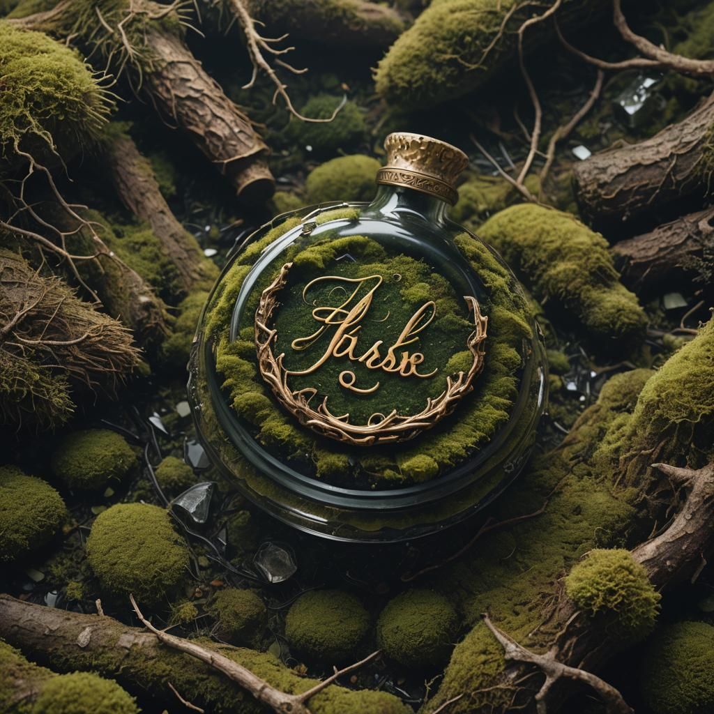 Mystical Pine Rosin with Shattered Bottle