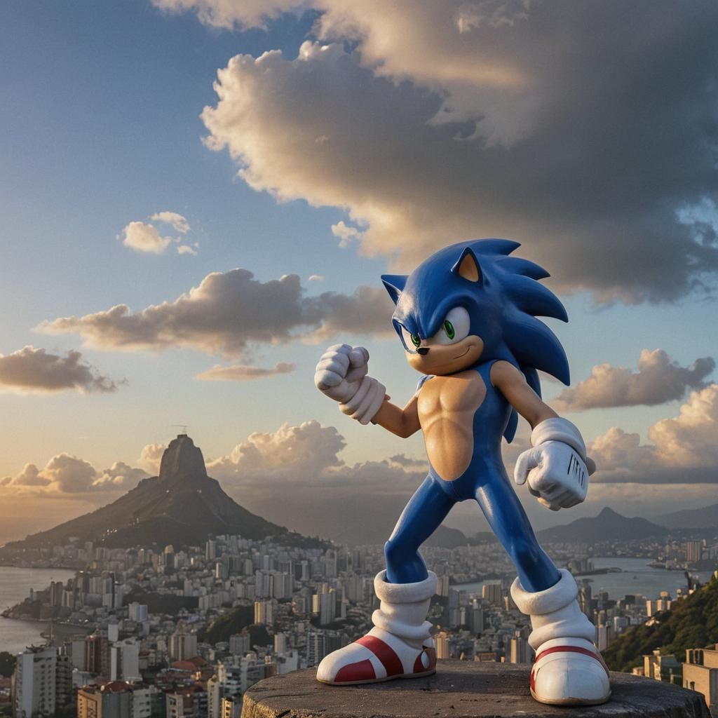 Sonic the Hedgehog in Rio: Pop Art Surrealism