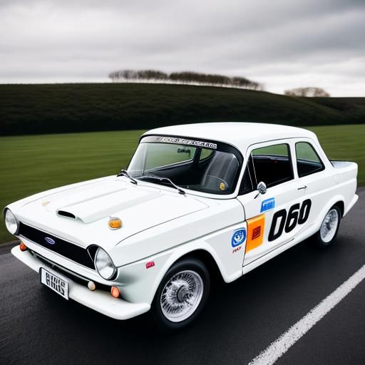 1960s Ford RS1600 Rally Car Photograph