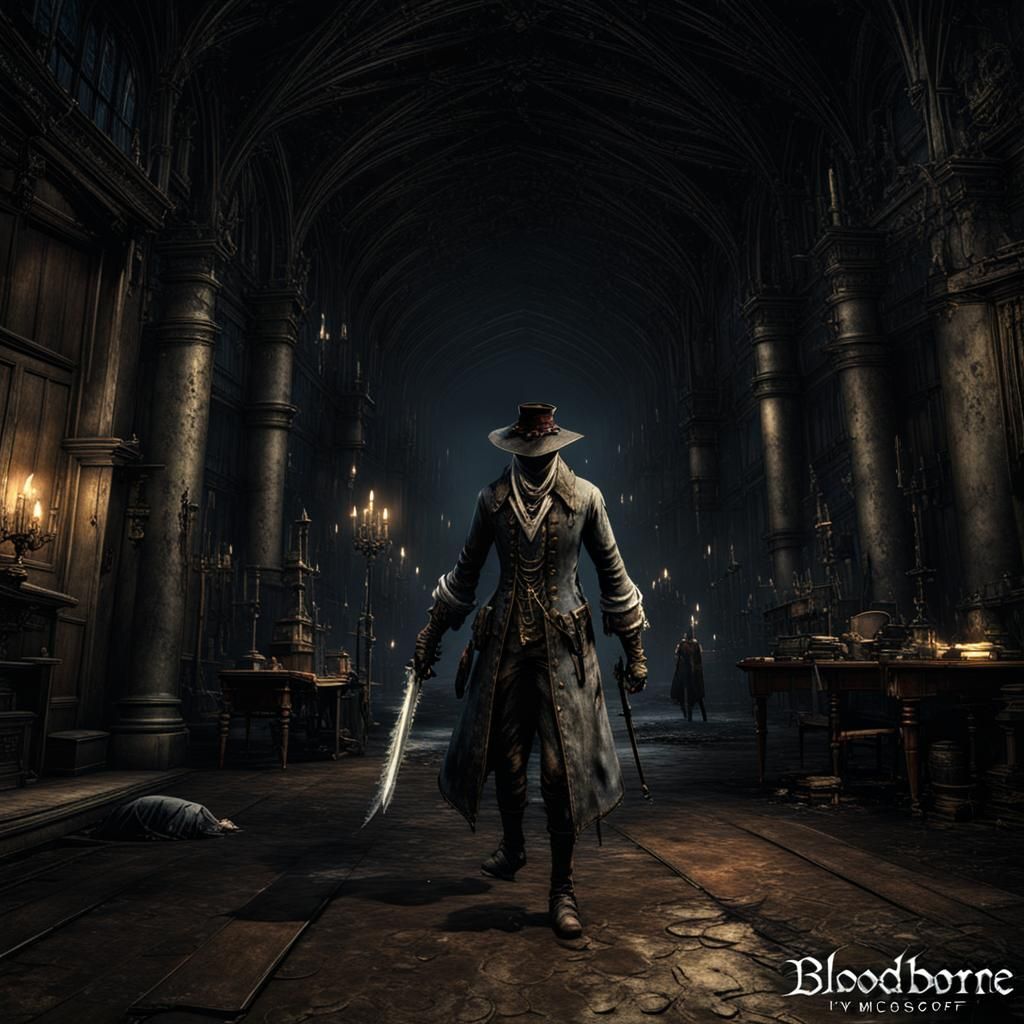 Bloodborne Game Cover Art