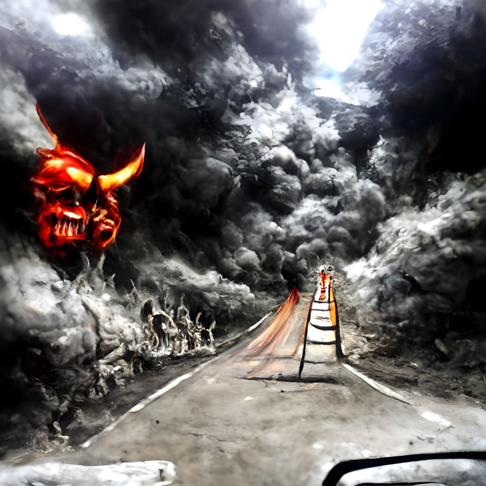 Infernal Highway Leading to the Depths of Hell