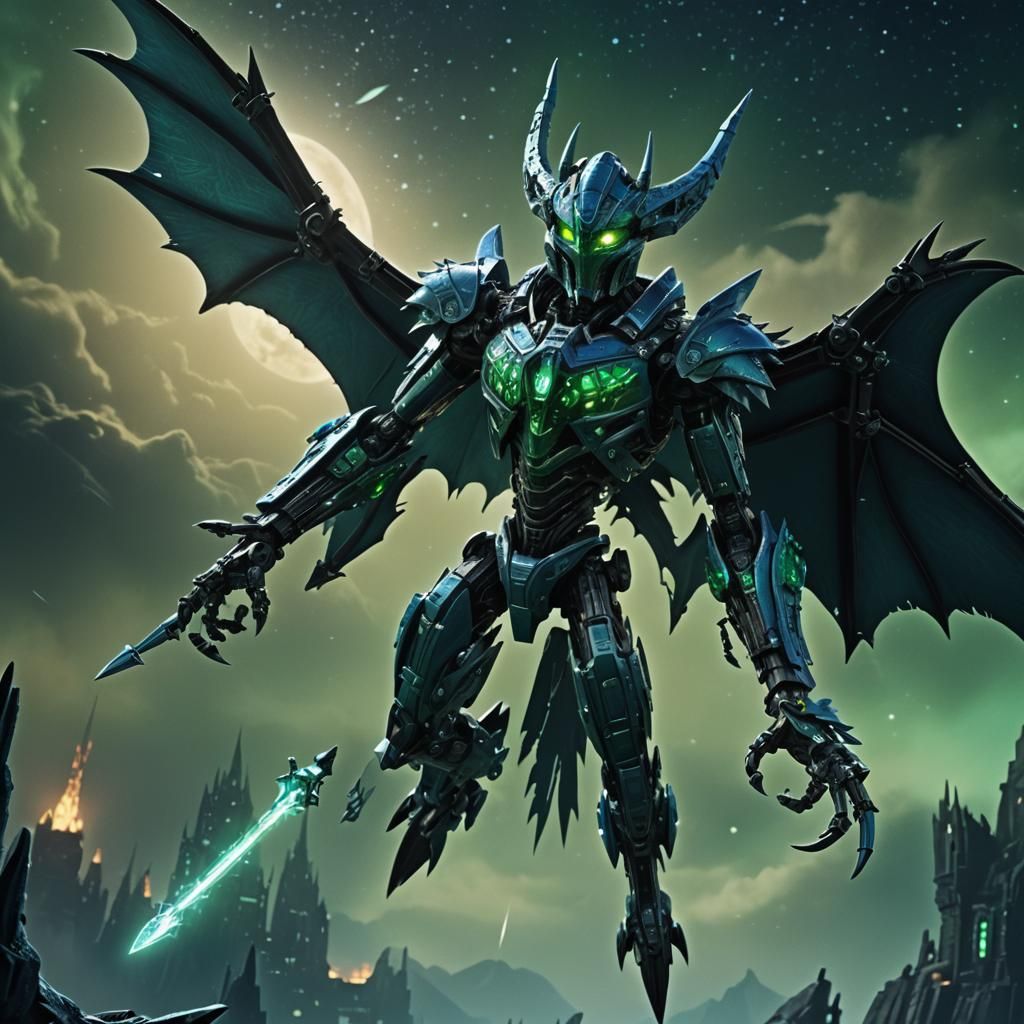 Bionicle Dakmor Bat Soaring, Fantasy Concept Art