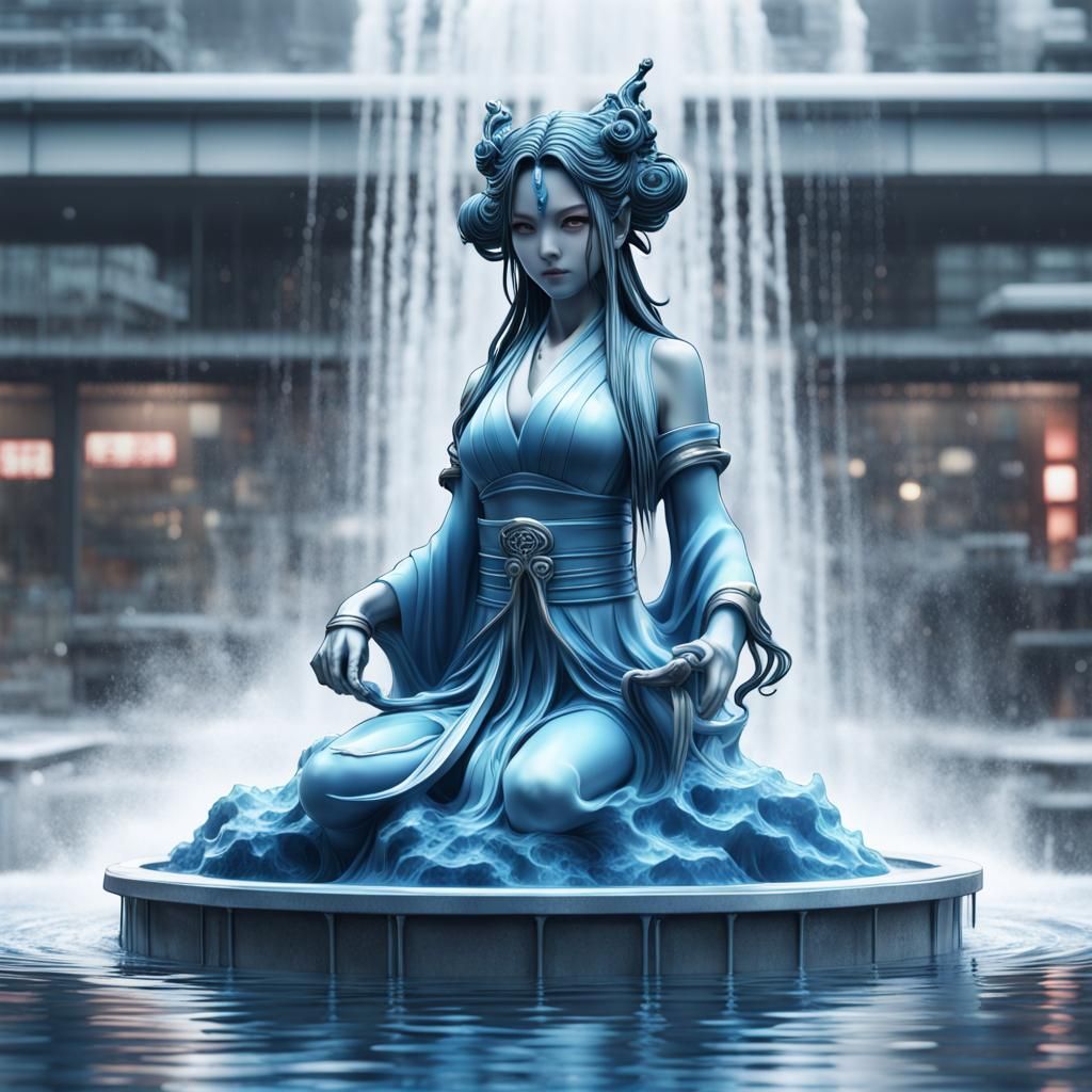 Suijin water fountain