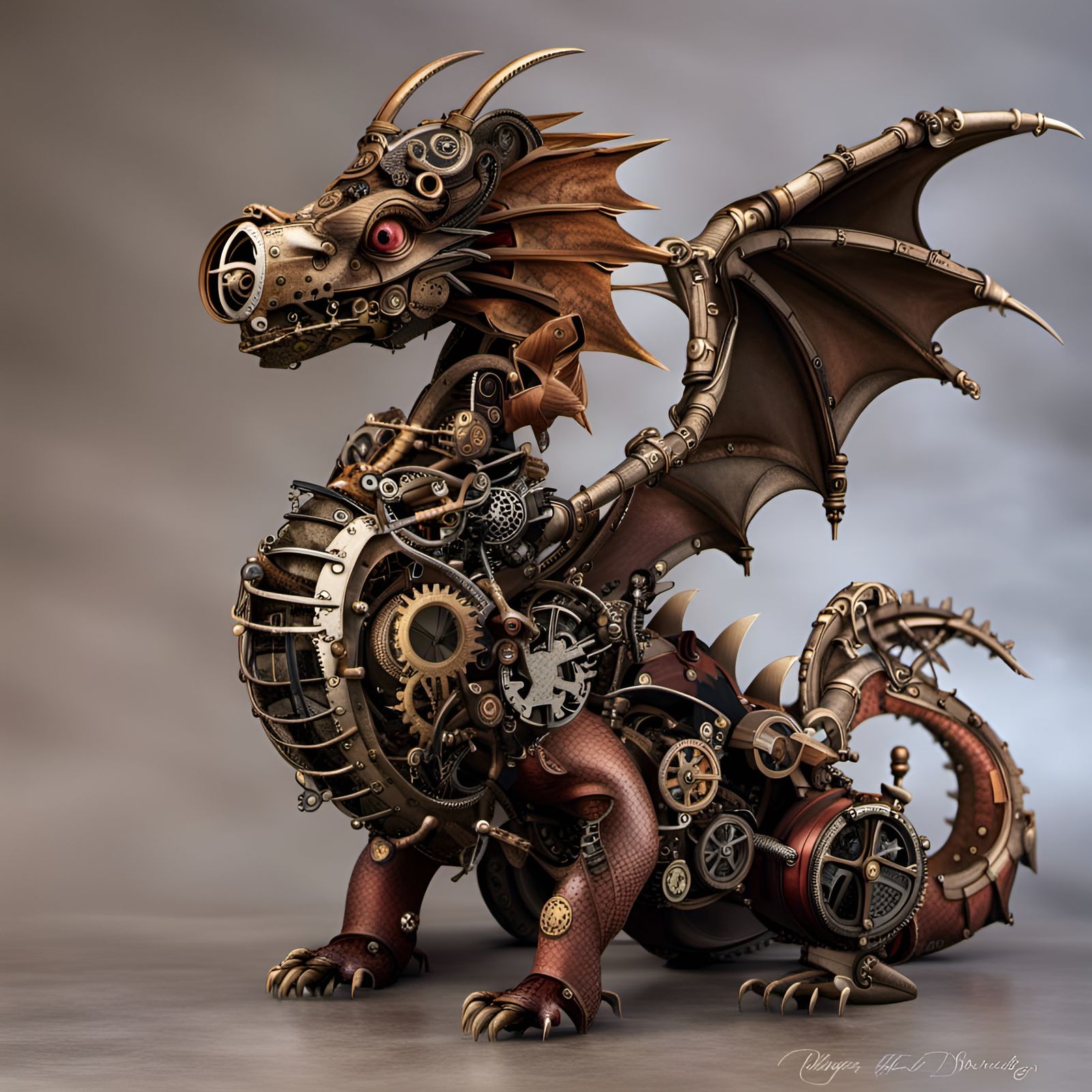 Steampunk Dragon 😎