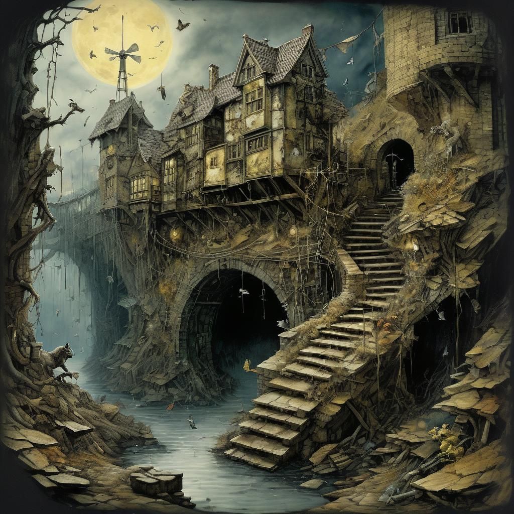 Surreal Collage Art Inspired by Brian Froud