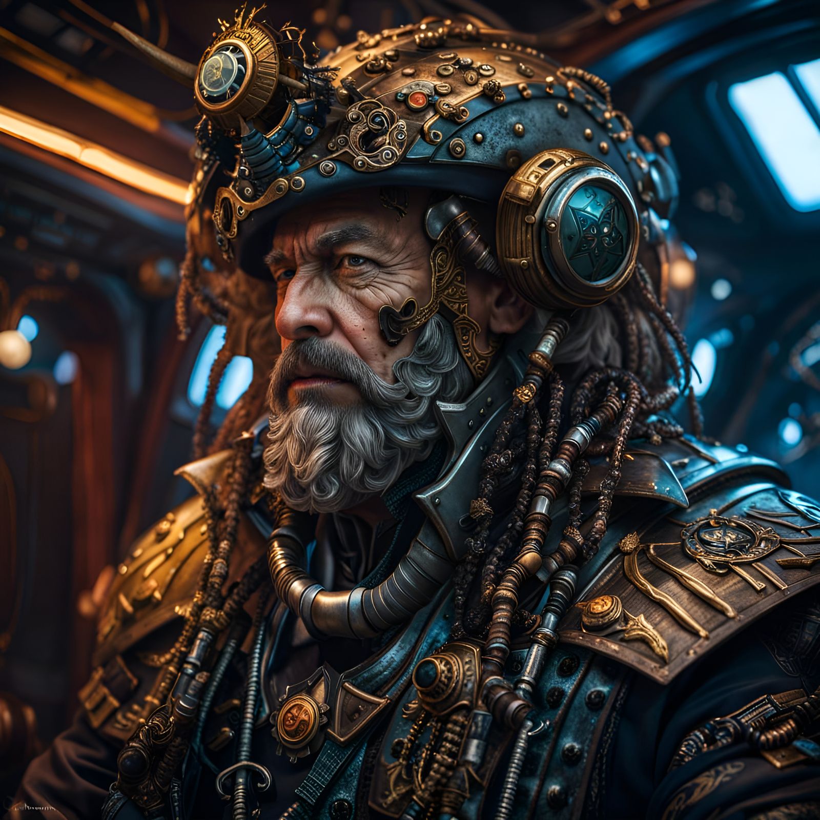 Space Diving Pirate Captain