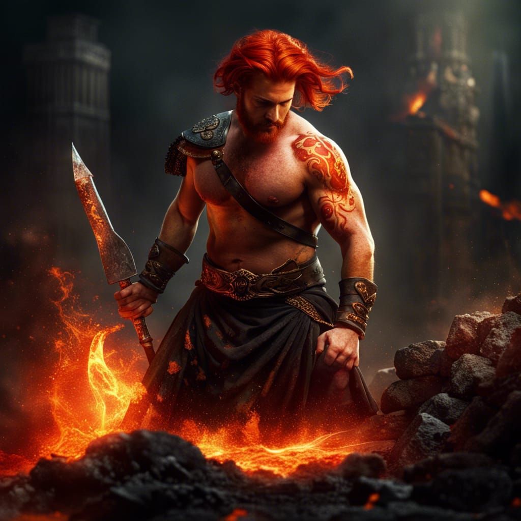 Vulcan In His Workshop