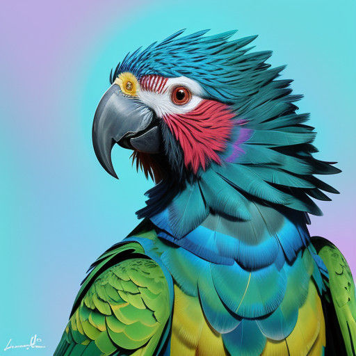 Surreal Hyperrealistic Digital Art of a White Bear with a Br...