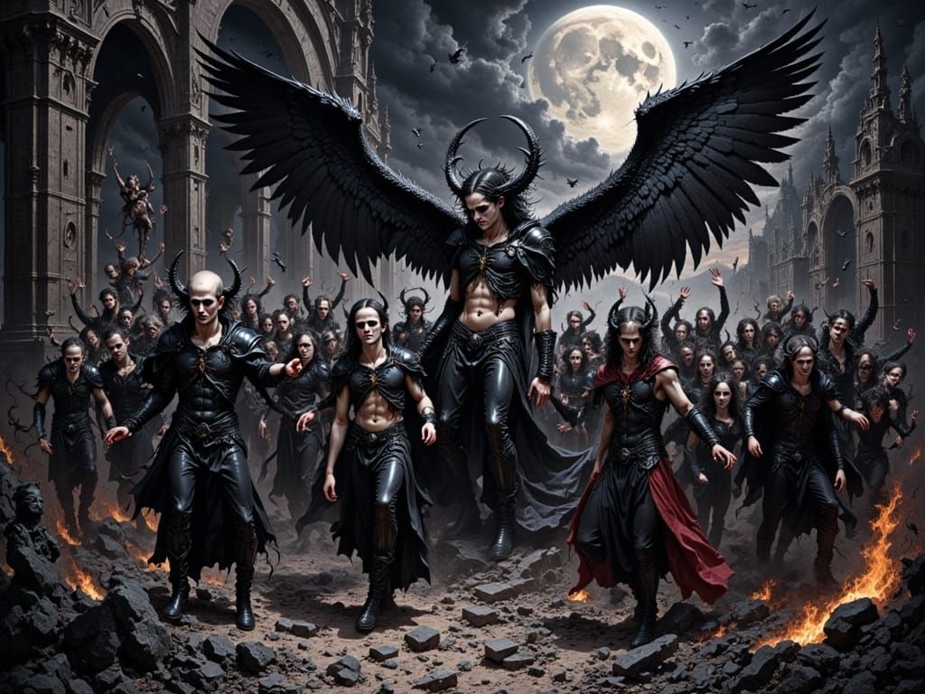 Horrified Aliens Flee Magnus Undertone in Dark Colony