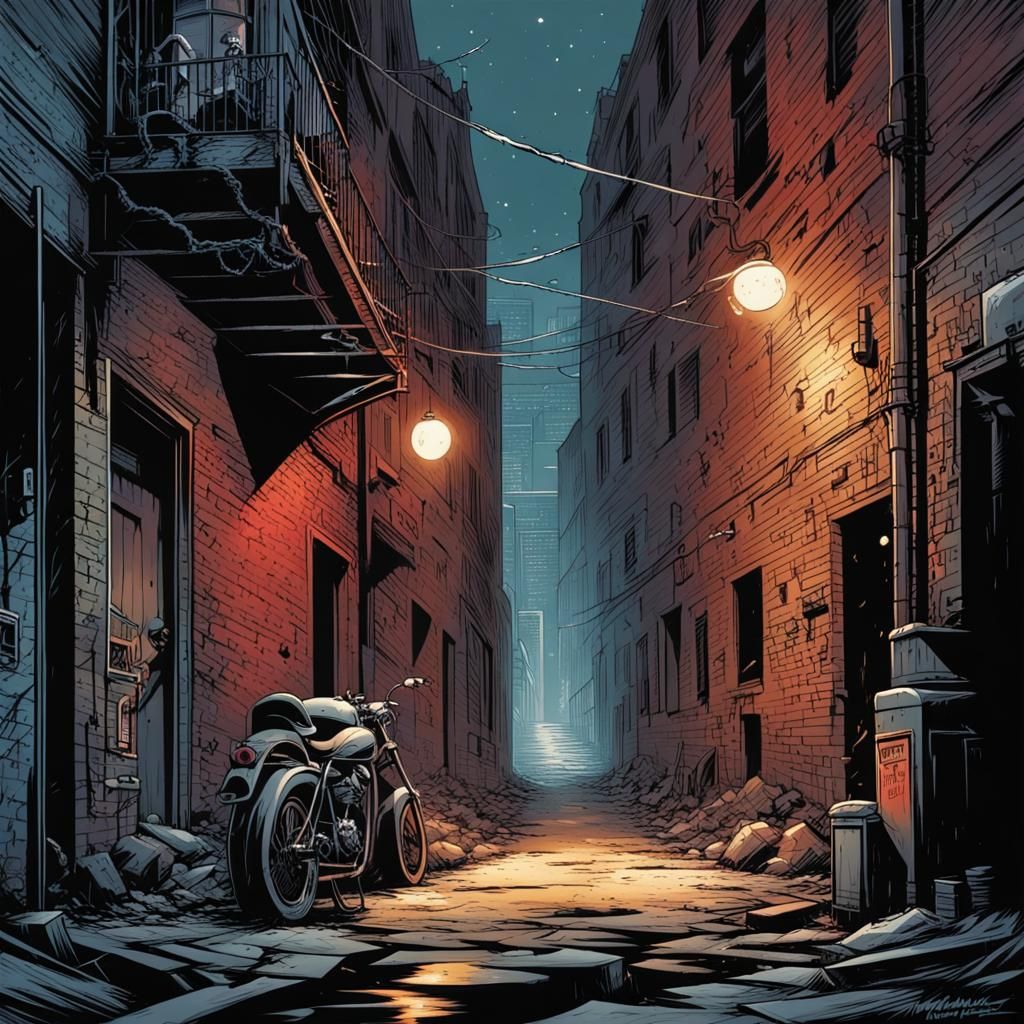 Vibrant Graffiti Art in Urban Alleyway