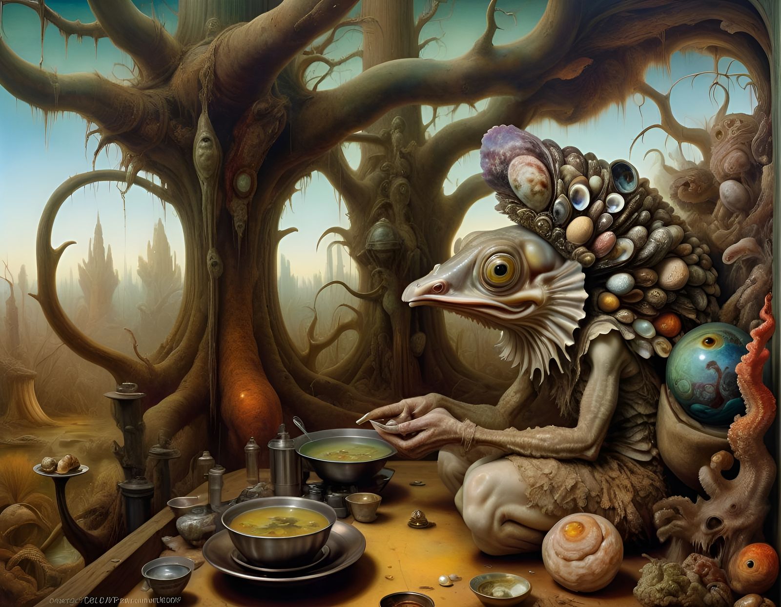 Surreal Soup Kitchen in Imperial Colors