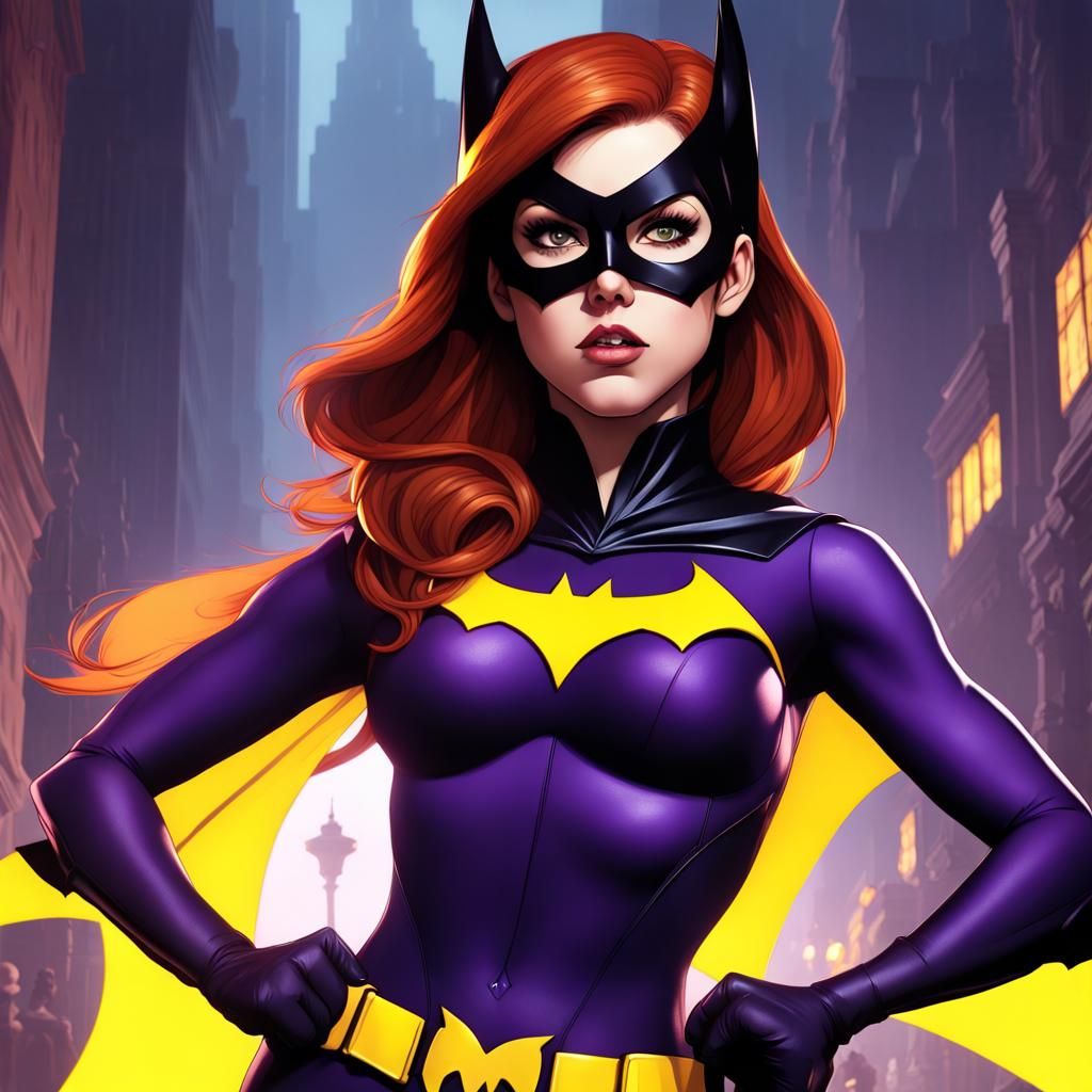 Anna Kendrick as Batgirl in Bruce Timm Style