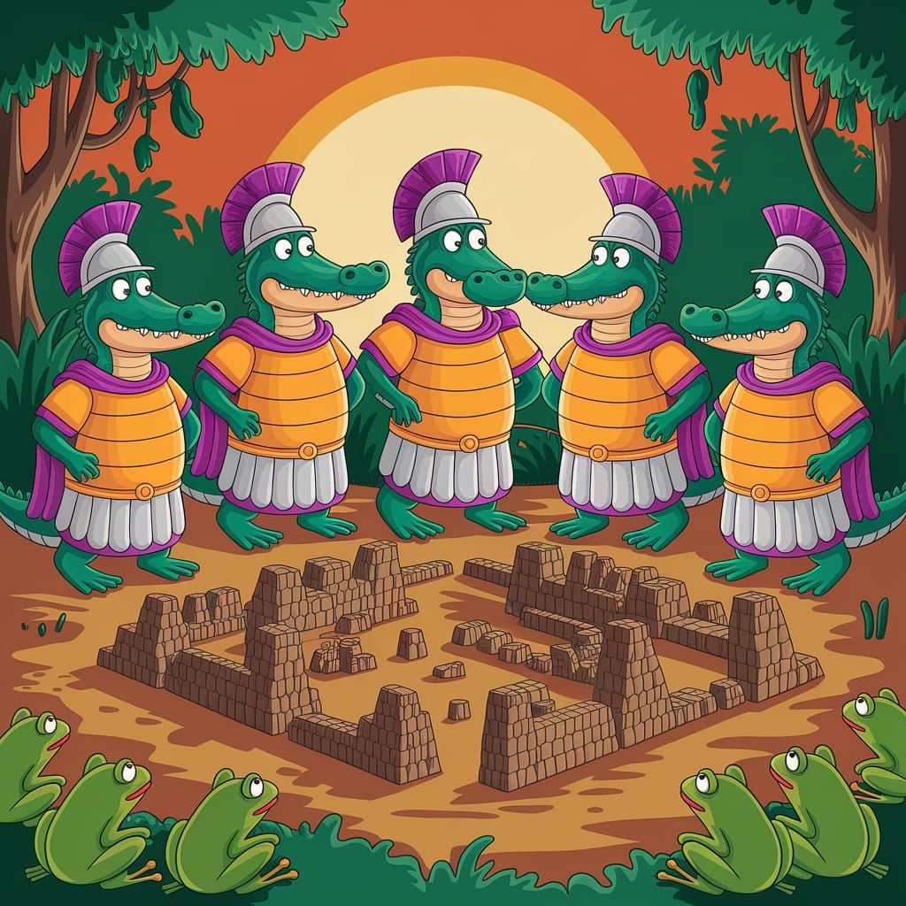 Alligators Build Empire in Sunset Swamp