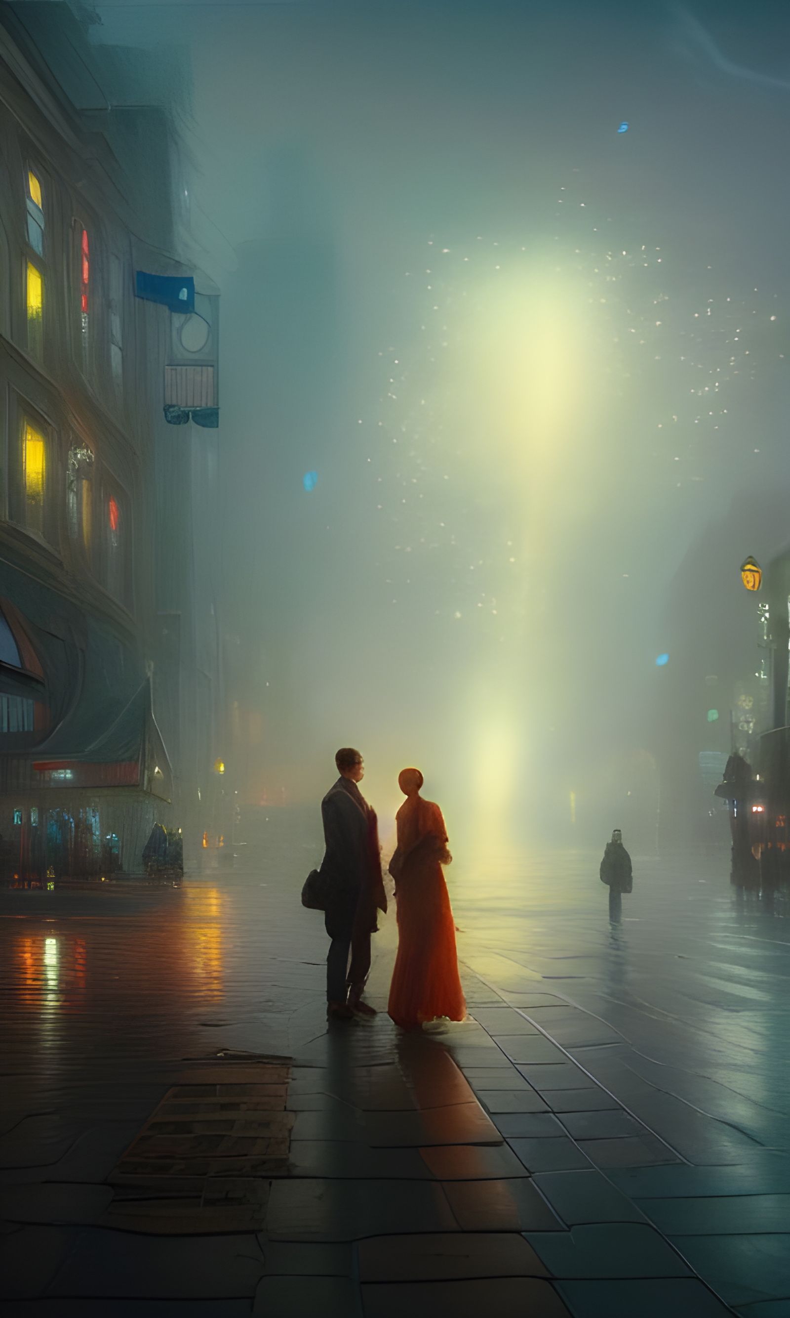 Harmonious Utopia vs Dystopia: A Digital Art Masterpiece