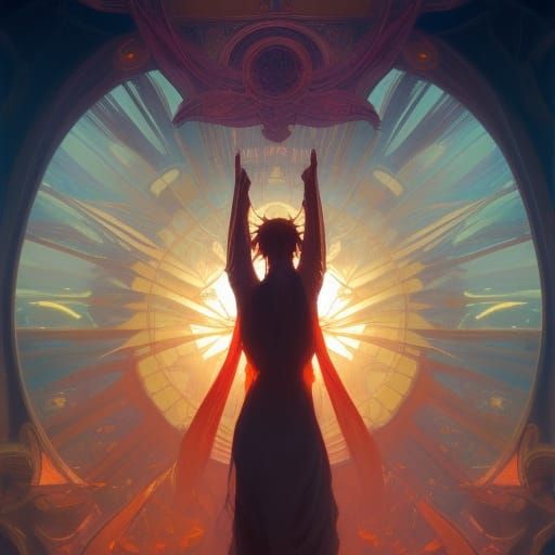 Praying Hands Concept Art in Unreal Engine 5