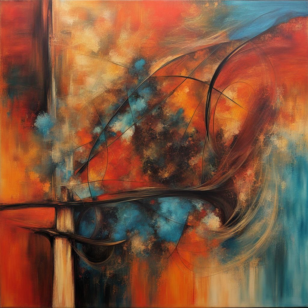 Abstract Alf with Complementary Colors