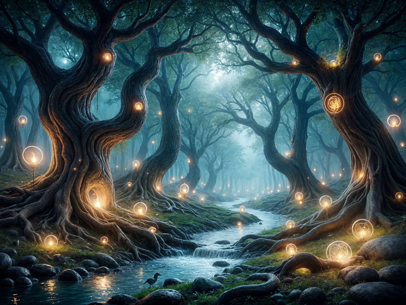 Whispers in the Misty Veilwood Sanctuary