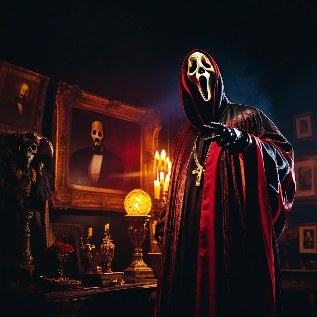 Ghostface Cinematic Film Still