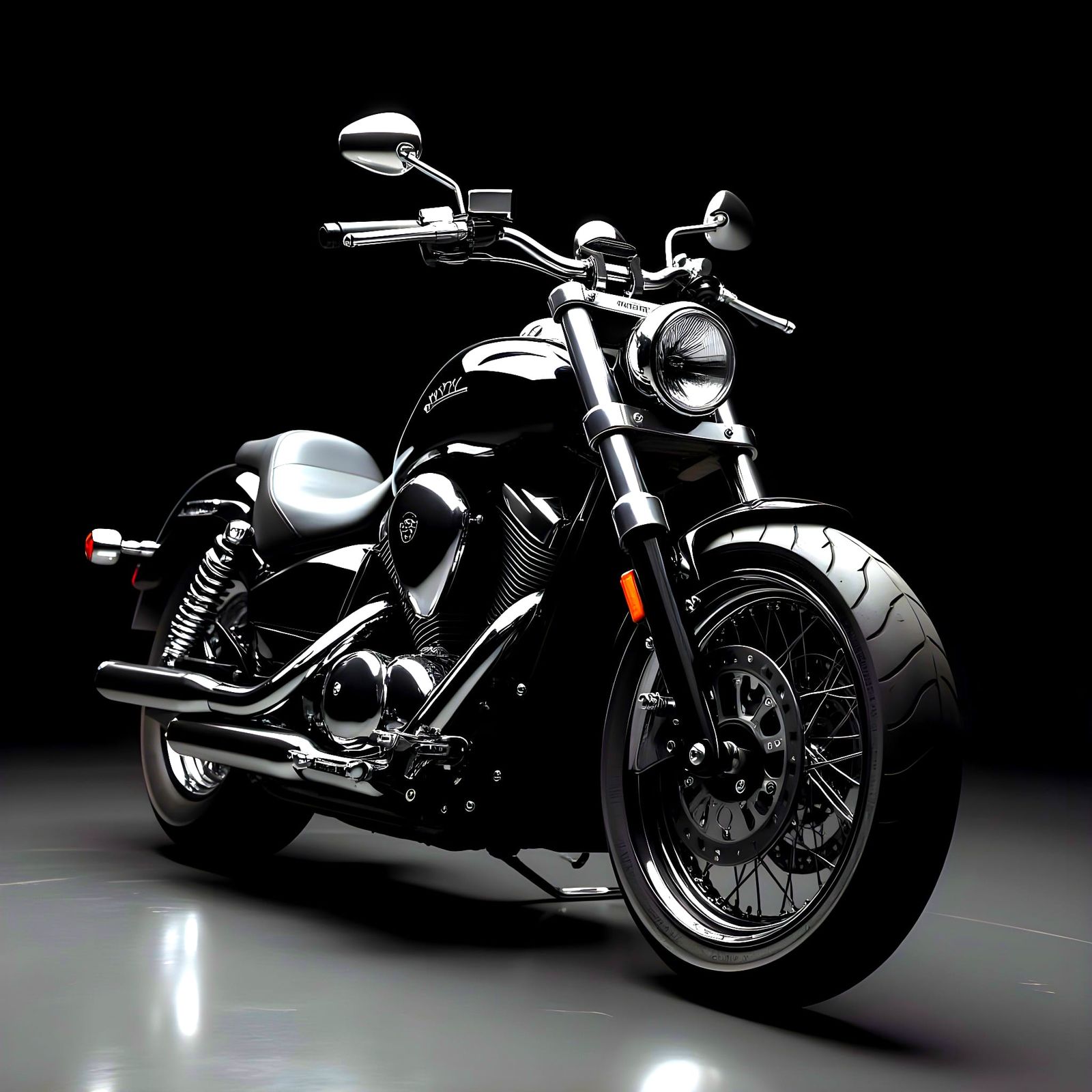 Sleek 2005 VTX 1800 Revealed in Chrome-Laden Side View