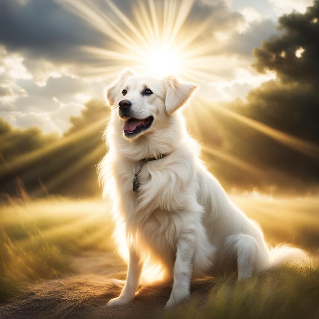 Dogs in Divine Sunshine