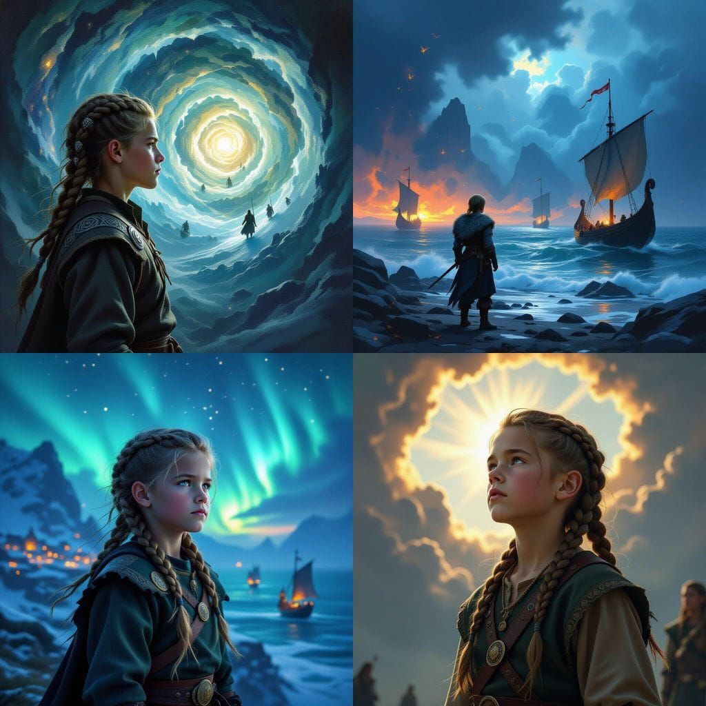 Viking Teen Boy Sees History and Future in Trance