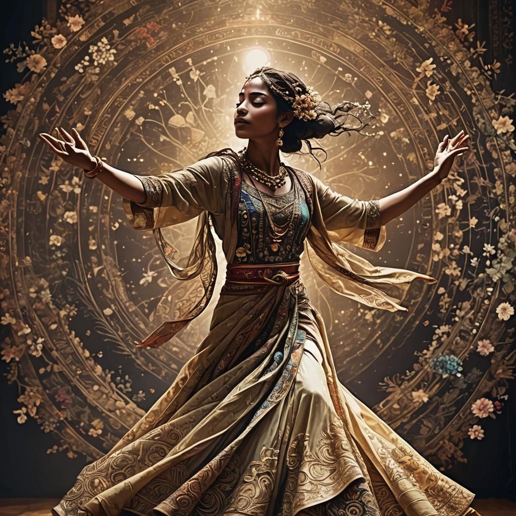 Poem in Diary with Flowing Handwriting