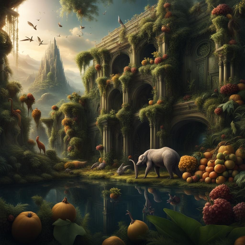 Lush Fauna and Flora: A Digital Masterpiece