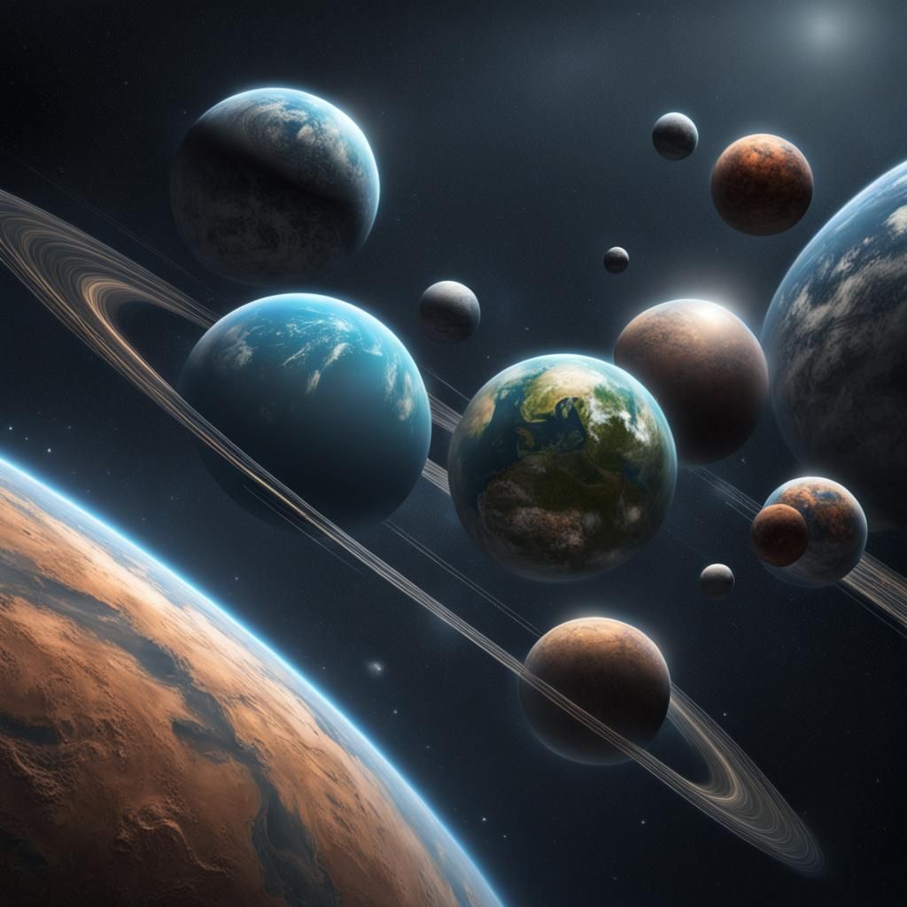 Parallel Earths: A Hyperdetailed Dark Fantasy Concept Art