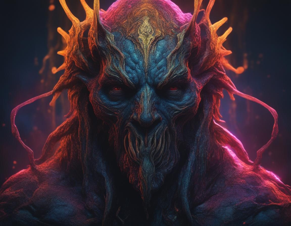 Grendel Portrait in Dark Fantasy Concept Art