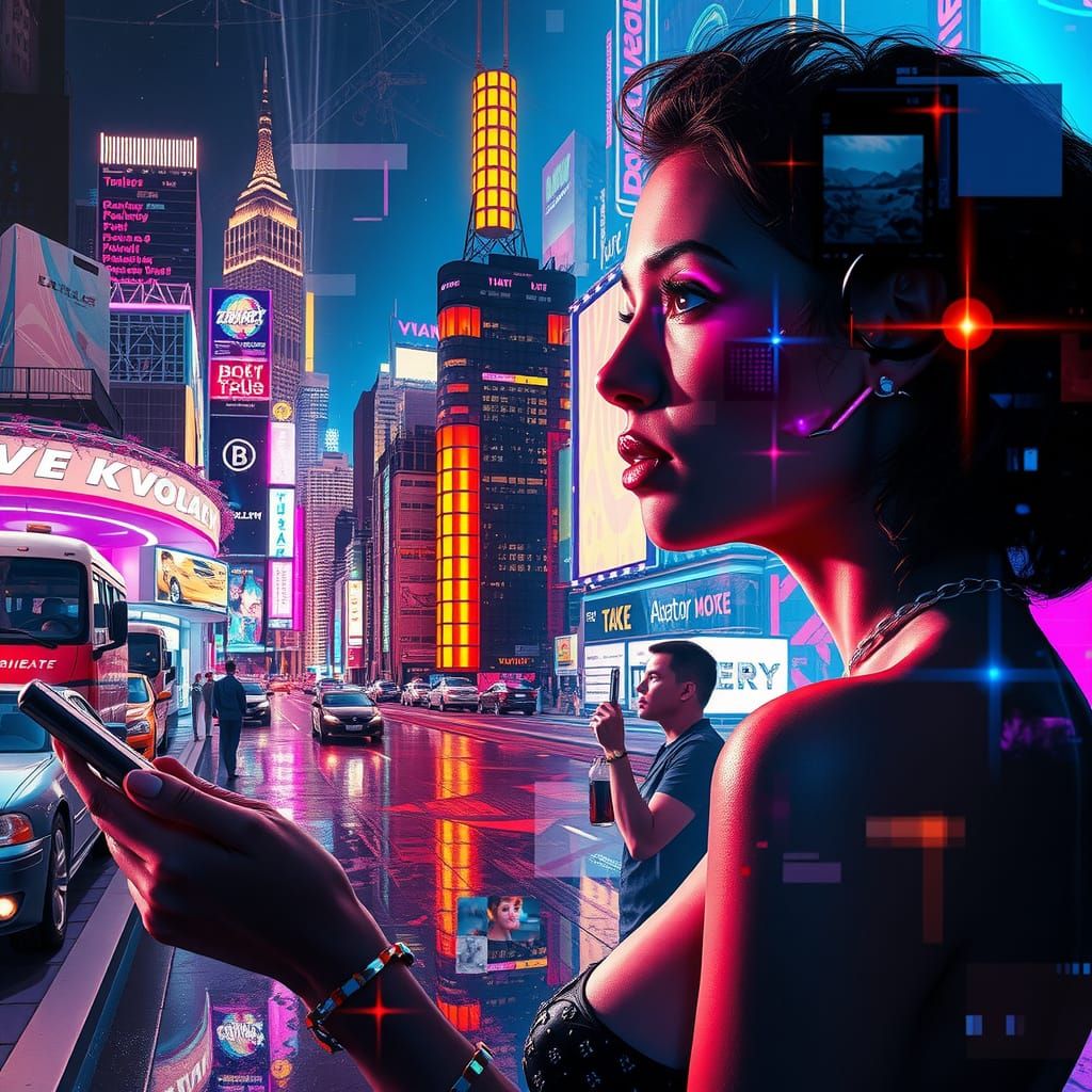Cyberpunk Stockart Collage TRENDS