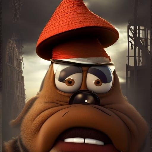 Goofy Hat: Epic Cinematic Digital Matte Painting