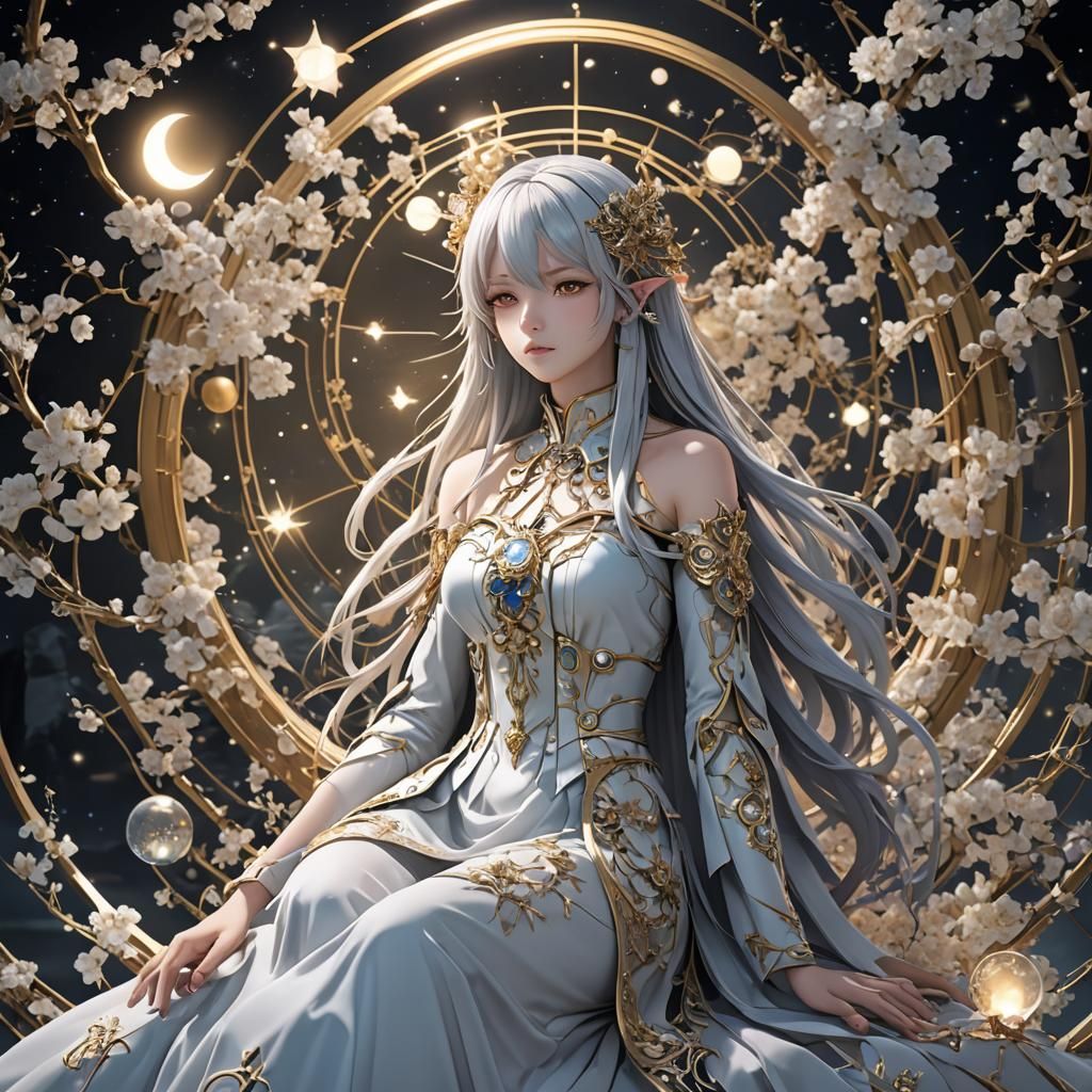 Dreamlike Somnambulism in 3D Anime Style