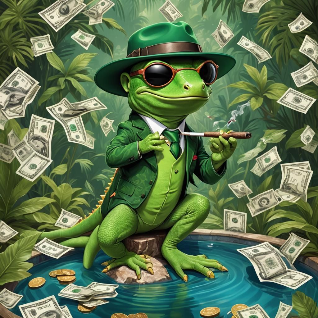 Gecko's Lavish Tropical Getaway